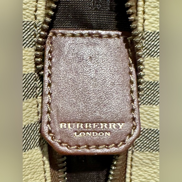 BURBERRY Vintage Haymarket Check Canvas Garment Bag - Picture 7 of 17